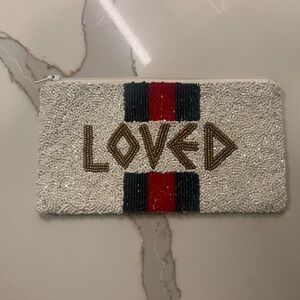 Moyna Loved Beaded Wallet Pouch